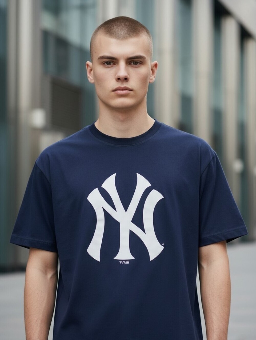 New York Yankees Adult Size XL MLB Team Baseball Gear Big Logo Print